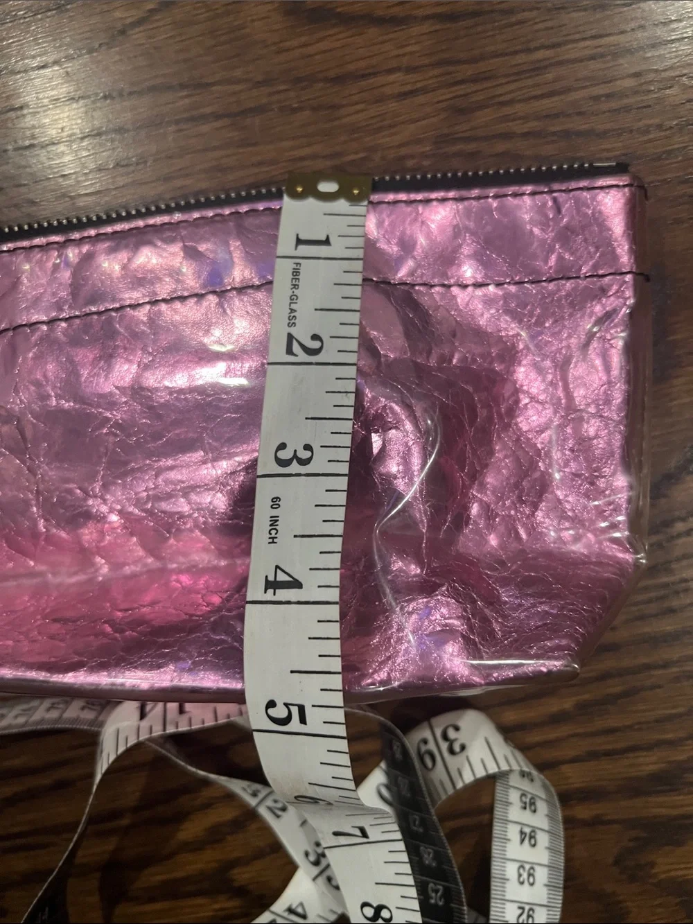 Marc Jacobs Metallic Pink Foil Pouch